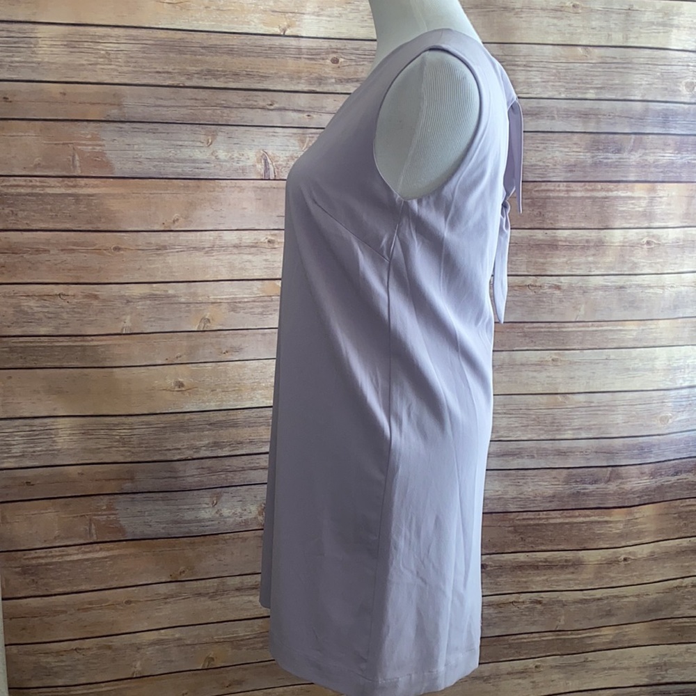 NWT Aqua Sleeveless Dress With Bow Detailing On Back - Picture 4 of 8